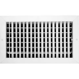 ACLAMINAIRE Aluminum Adjustable 1-Way Deflection Wall Register 14