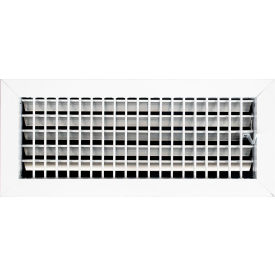 ACLAMINAIRE Aluminum Adjustable 1-Way Deflection Wall Register 16