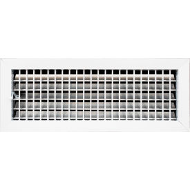 ACLAMINAIRE Aluminum Adjustable 1-Way Deflection Wall Register 18