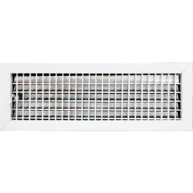 ACLAMINAIRE Aluminum Adjustable 1-Way Deflection Wall Register 20