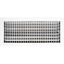 ACLAMINAIRE Aluminum Adjustable 1-Way Deflection Wall Register 20