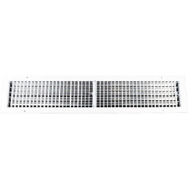 ACLAMINAIRE Aluminum Adjustable 1-Way Deflection Wall Register 36