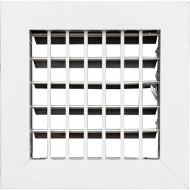 ACLAMINAIRE Aluminum Adjustable 1-Way Deflection Wall Register 6