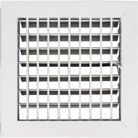 ACLAMINAIRE Aluminum Adjustable 1-Way Deflection Wall Register 8