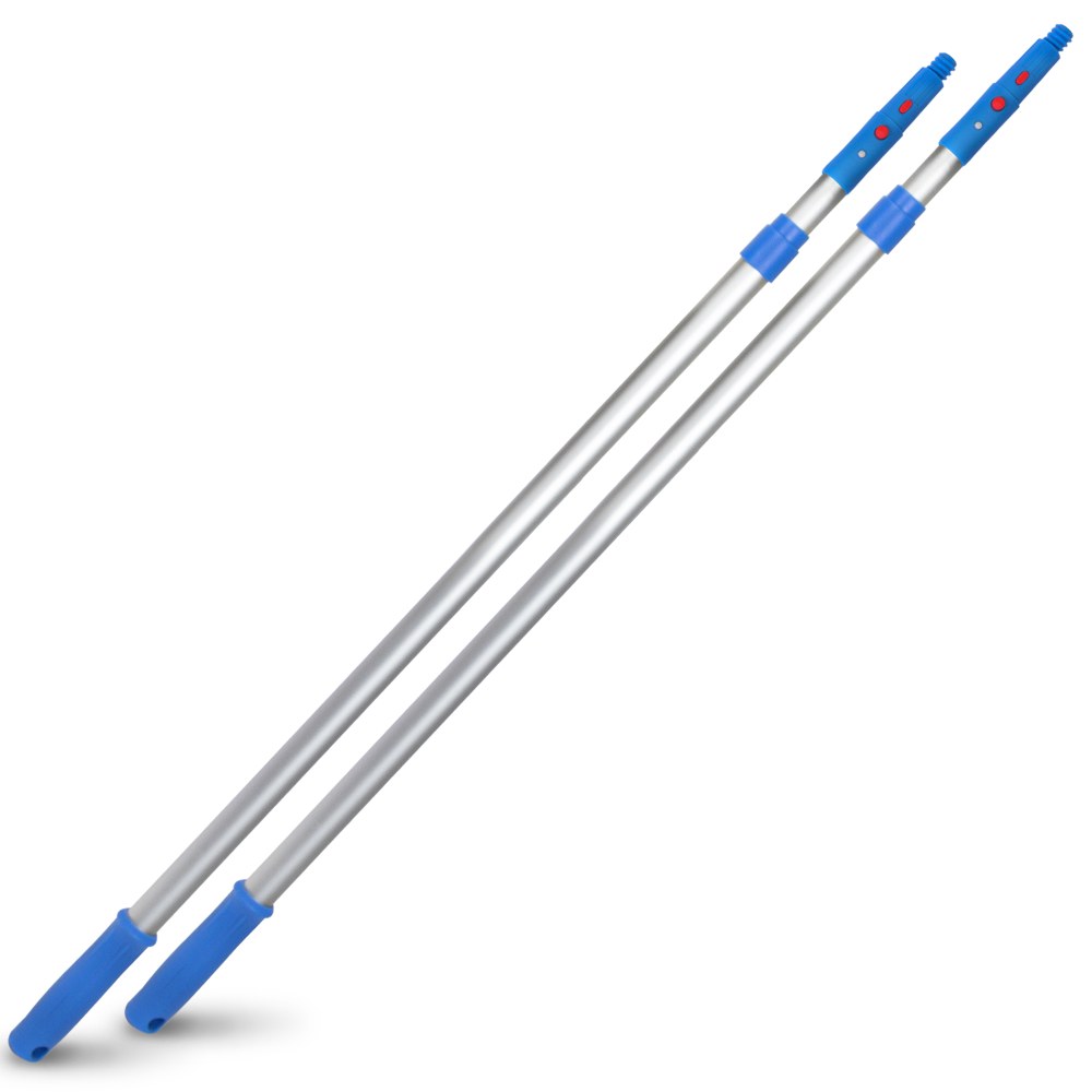 Gritt Commercial Telescopic Poles, 6ft, Blue/Silver, Pack Of 2 Poles MPN:GRI106-6F-2PK