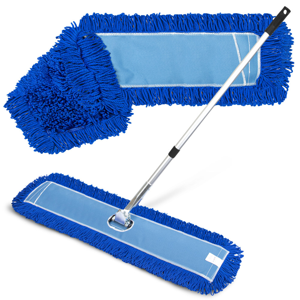Gritt Commercial 48in x 5in All-In-One Microfiber Dust Mop Set with 72in Handle MPN:GRI174-48