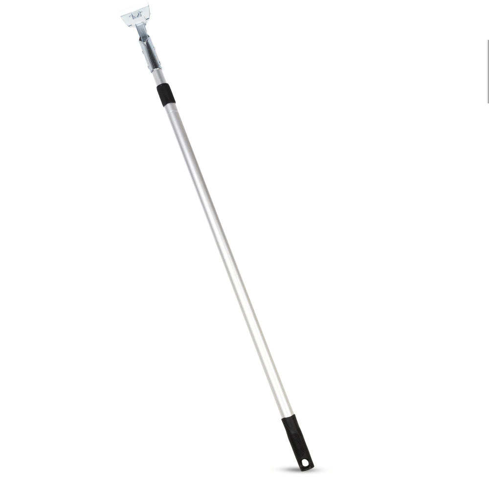 Gritt Commercial Aluminum Telescopic Dust Mop Handle, 72in, Silver MPN:GRI181