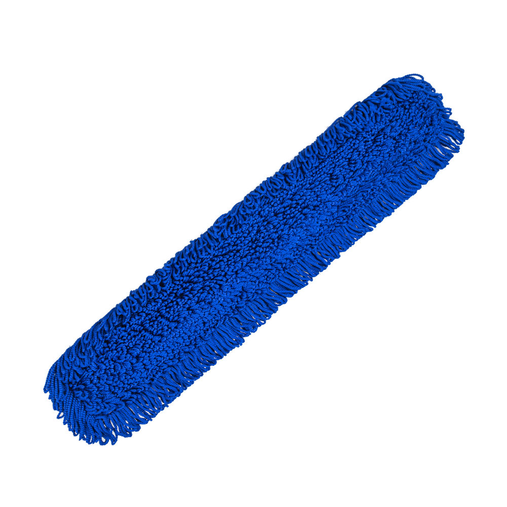 Gritt Commercial Microfiber Looped Dust Mop Pad Head, 48in, Blue MPN:GRI182-48