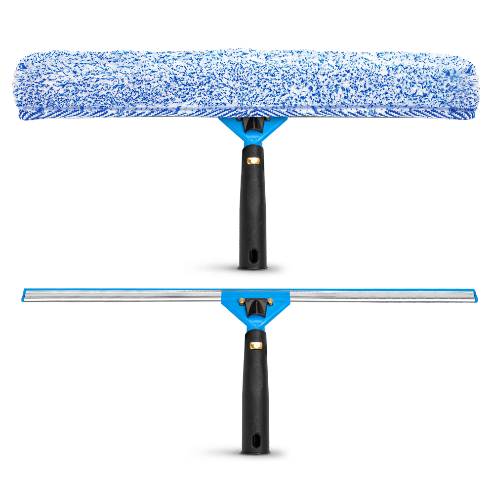 Gritt Commercial Swivel Window Washing Kit With Squeegee And Washer, 18in, Multicolor, Pack Of 2 Kits MPN:GRI136-18-2PK