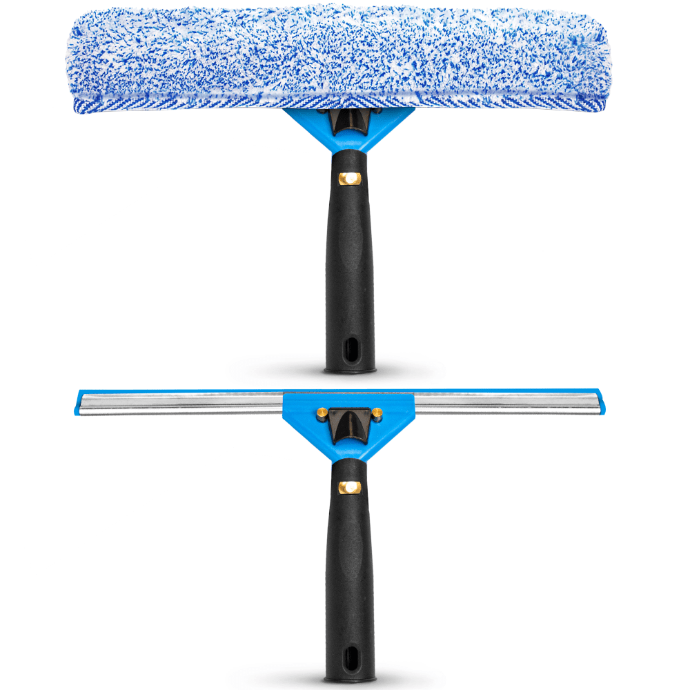 Gritt Commercial Swivel Window Washing Kit With Squeegee And Washer, 14in, Multicolor, Pack Of 2 Kits MPN:GRI136-2PK