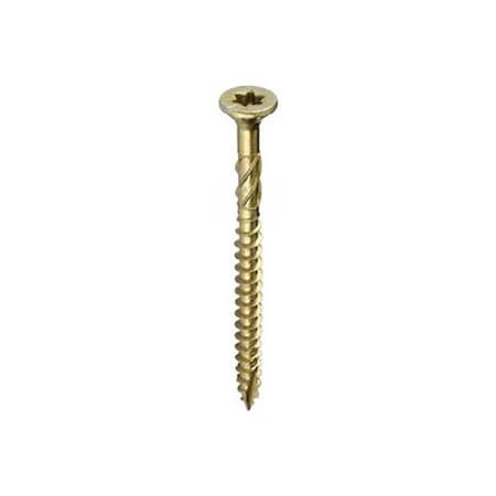 Deck Screw, #10 x 4 in, Steel, Flat Head, Torx Drive, 270 PK MPN:GRK01141