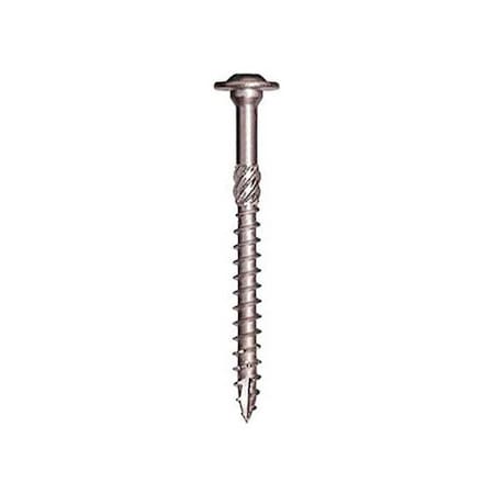 Deck Screw, 5/16 in x 3-1/8 in, 18-8 Stainless Steel, Flange Round Head, Torx Drive, 500 PK MPN:GRK30221