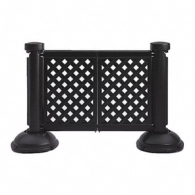 Fence Post and Base Black 3 ft H MPN:US960117