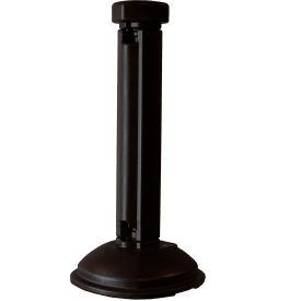 Grosfillex Outdoor Fence Post & Interlocking Base - Black US960117
