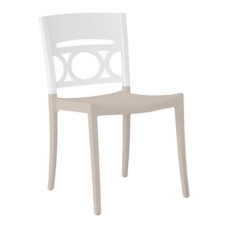 Moon Stacking Chair, Glacier White/Linen MPN:US656096