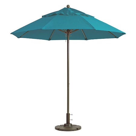 Windmaster Patio Umbrella, Turquoise, 7.5 Ft MPN:98324131