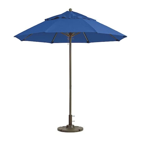 Patio Umbrella, 7 1/2 ft Dia, Pacific Blue MPN:98389731