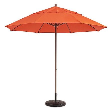Windmaster Patio Umbrella, Orange, 9 Ft MPN:98801931