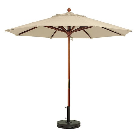 Wood Umbrella, 9 Ft, 1-1/2