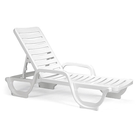 Bahia Adjustable Chaise, White, PK2 MPN:US031004