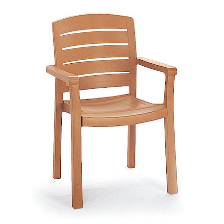 Acadia Armchair, Resin, Teak Wood Color, PK4 MPN:US119008