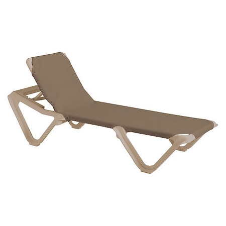 Nautical Sling Chaise, Taupe/Sndstne MPN:US155181