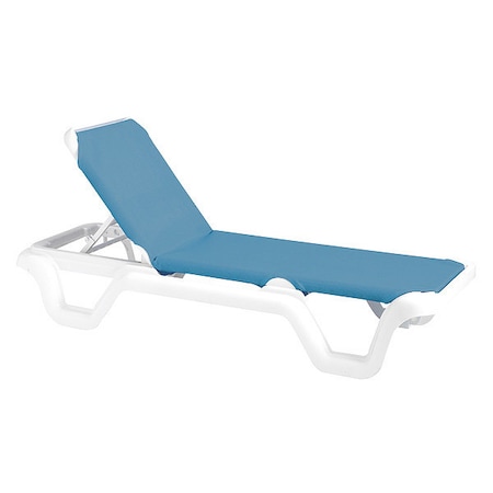 Marina Sling Chaise, Sky Blue/White MPN:US404194