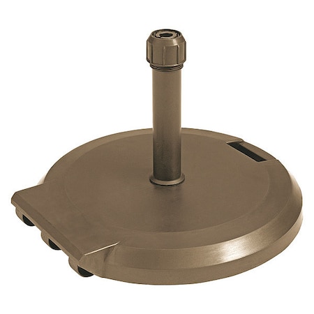 Umbrella Base W/ Wheels, Bronze Mist, 84Lb MPN:US608437