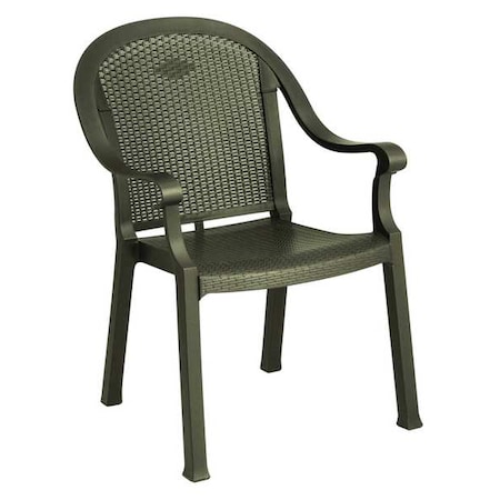 Armchair, Bronze, Stackable, 34
