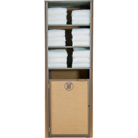 Grosfillex® Sunset Single Unit Towel Valet Cognac Fabric with Fusion Bronze Frame UT170599
