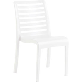 Grosfillex® Astoria Stacking Dining Sidechair White UT947004 - Pkg Qty 4