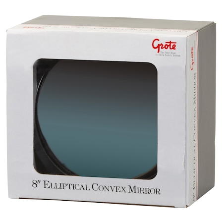 Elliptical Mirror, 8-3/4 In, Convex MPN:12272-5