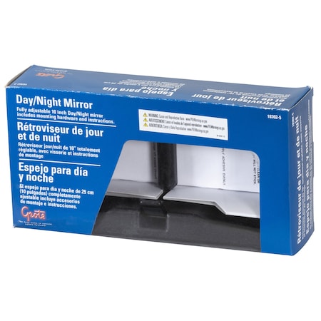Rear View Mirror, 10 x 2-7/16 In MPN:18302-5