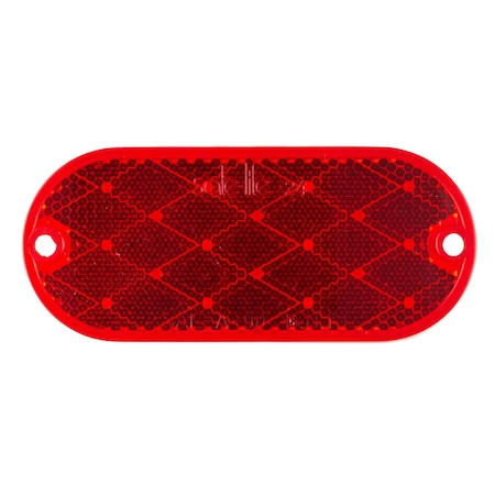 Reflector, Stick-On, Red, Oval MPN:41032