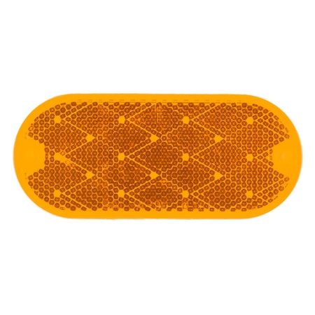Reflector, Stick-On, Yellow, Oval MPN:41033