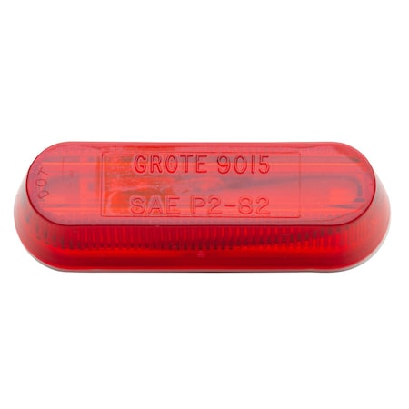 Marker Lamp, Thin-Line, Single Bulb, Red MPN:45252