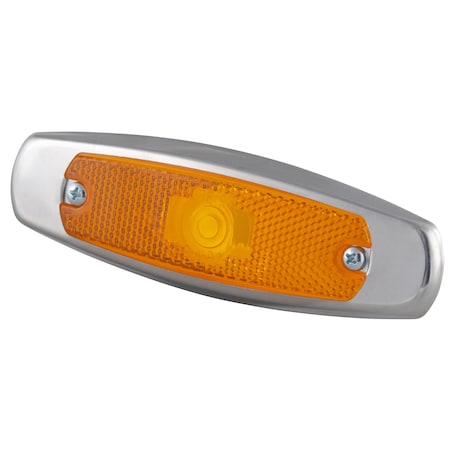 Lamp Marker, Low Profile w/Bezel, Yellow MPN:45663
