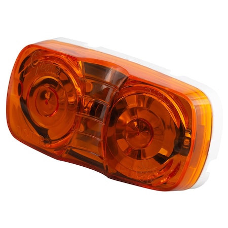 Lamp, Square Corner, 2 Bulb, Duramold, Ylw MPN:46793
