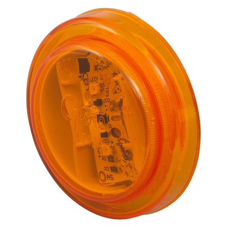 Clearance/Marker Lamp, 2.5In., LED, Yellow MPN:47123