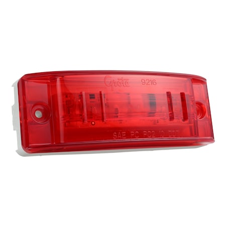 Clearance/Marker Lamp, Optic Lens, LED, Red MPN:47162