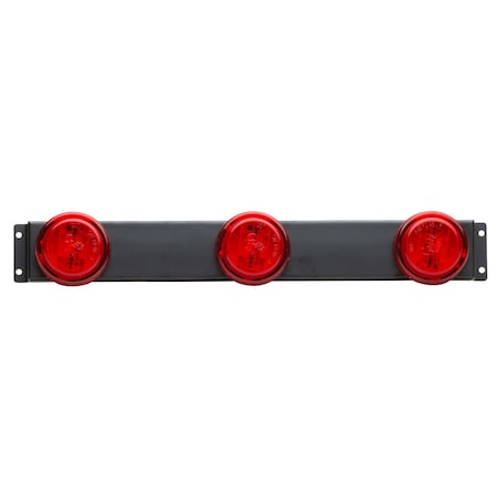 Bar Lamp, LED Markers, Low Profile, Red MPN:49162