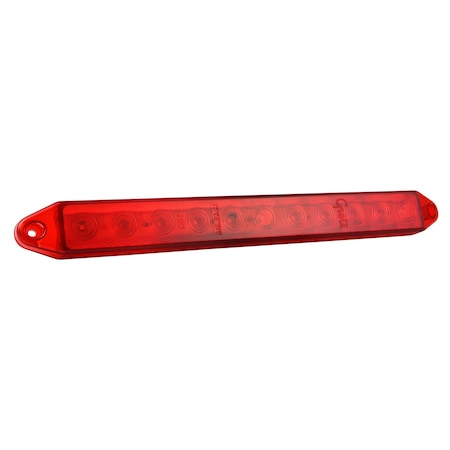 Bar Lamp, LED, 15 In., Thin Line, Red MPN:49192