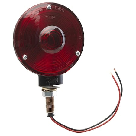 Single Face Lamp, Round, Red MPN:53052