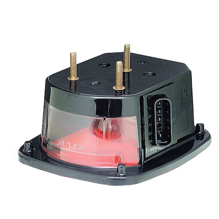 Stop/Turn/Tail Light, Square, Red, 5-3/4