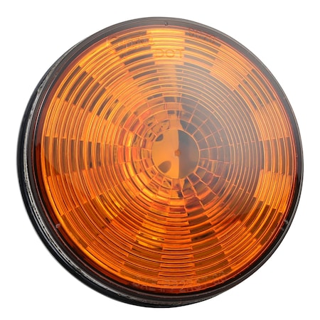 Stop/Tail/Trn Lamp, LED, Dia 4-5/16 In, Ylw MPN:54343