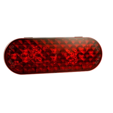 Stop, Turn and Tail Light, Oval, Red MPN:54722