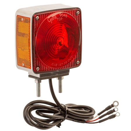 Stop/Turn/Tail Light, Square, Red, Yellow MPN:55340