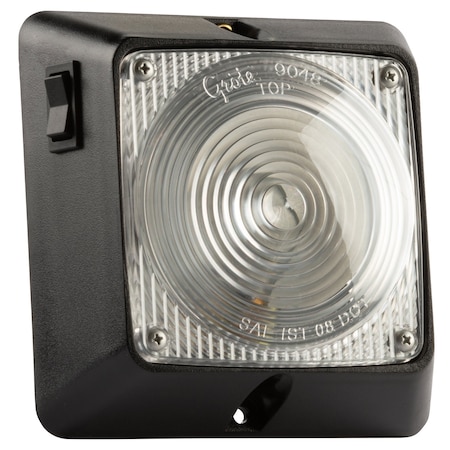 Dome Light, Square, Clear, White MPN:61221