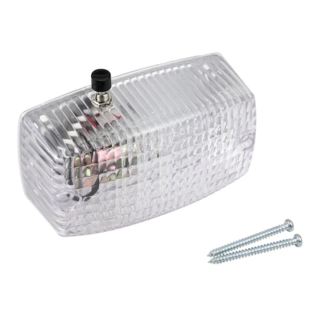 Dome Light, Rectangle, Clear, White MPN:61491-5