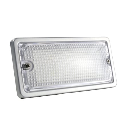 Dome Light, Rectangle, Clear, White MPN:61991